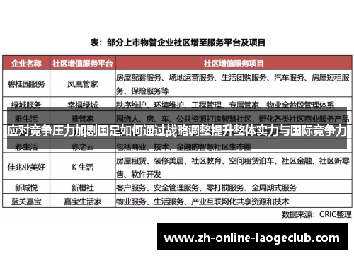 应对竞争压力加剧国足如何通过战略调整提升整体实力与国际竞争力