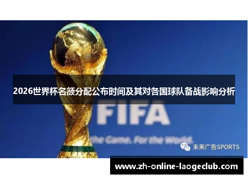 2026世界杯名额分配公布时间及其对各国球队备战影响分析