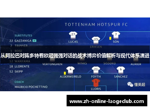 从阿拉巴对阵多特看欧冠强强对话的战术博弈价值解析与现代体系演进