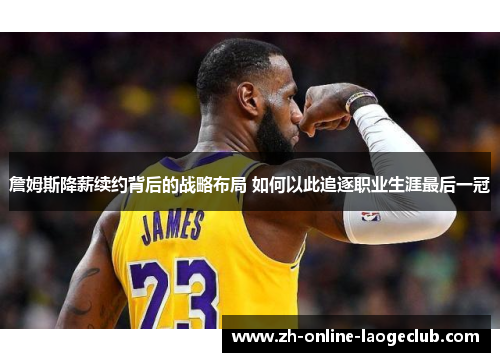 詹姆斯降薪续约背后的战略布局 如何以此追逐职业生涯最后一冠